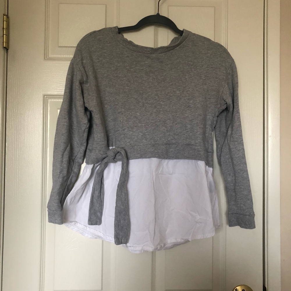 Signature Studio Layered Sweatshirt/Blouse, Small